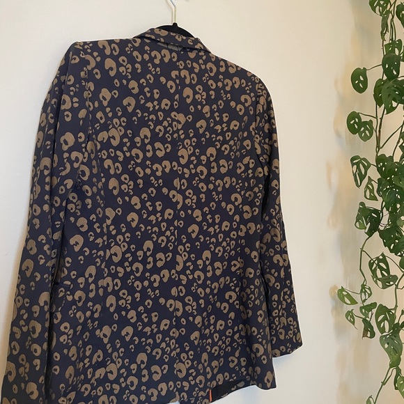 Maison Scotch & Soda, Stretch Jacquard Tailored Blazer, Day and Night look. - Picture 3 of 5